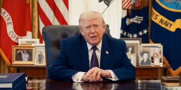 Trump delivers Easter message, says to be 'great,' US 'must have religion'