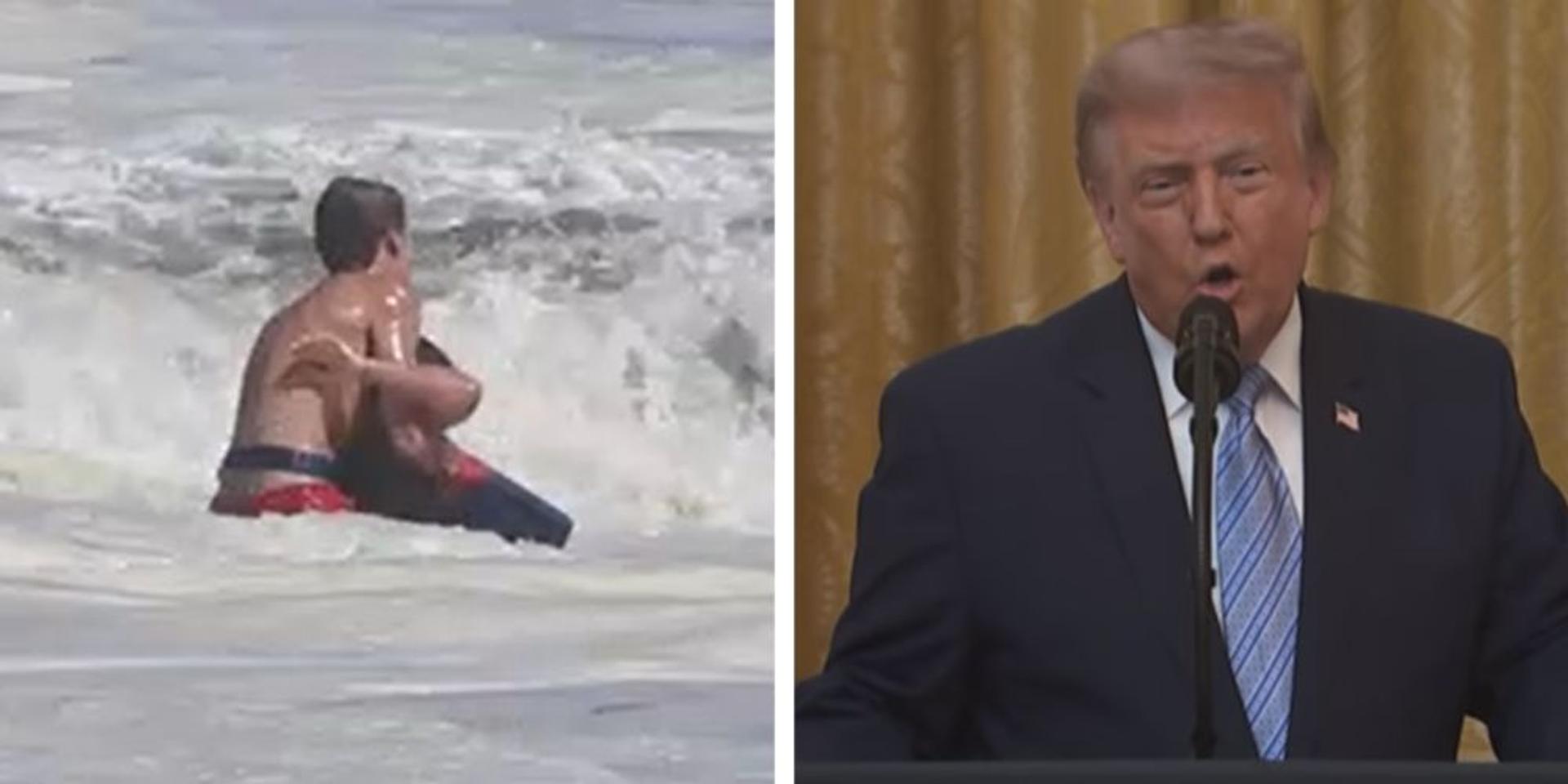 BREAKING: Trump to bring hero 16-year-old lifeguard who saved boy from deadly Santa Cruz waves to White House, award him high civilian honor