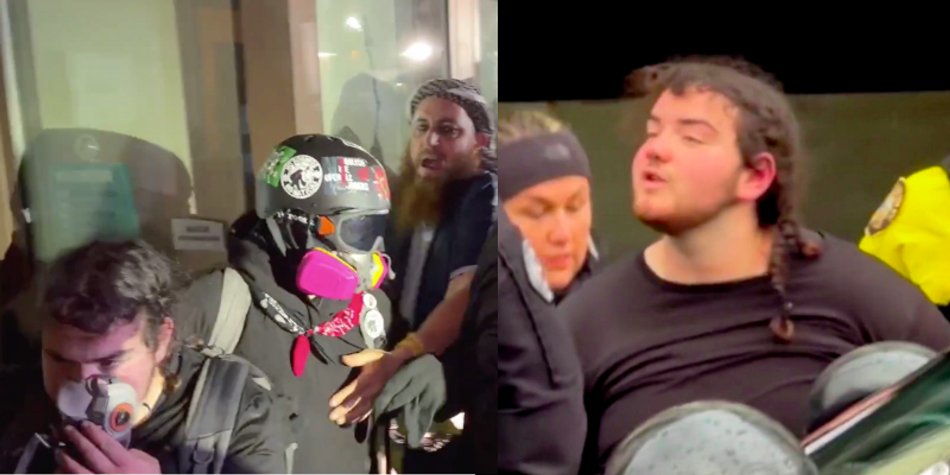 Two Antifa siblings from New Jersey arrested, charged in Portland during ICE facility riot