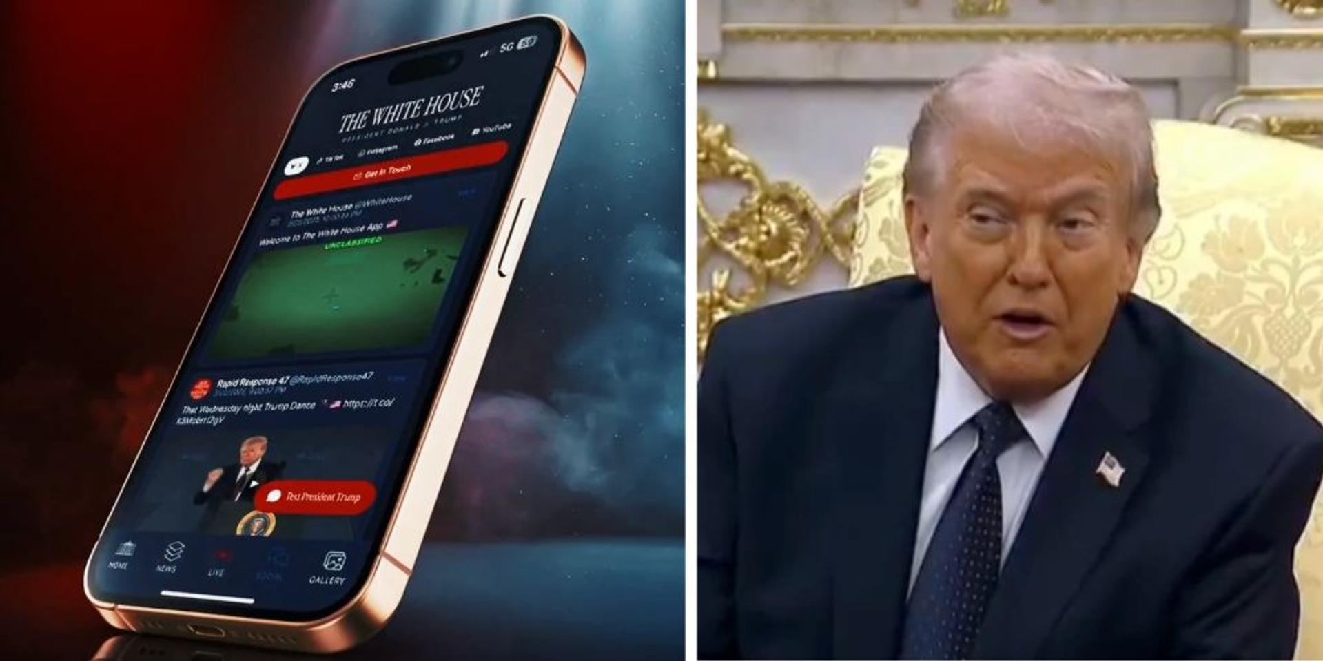 White House launches app for 'real-time updates straight from the source'