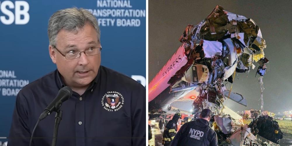LaGuardia ATC tower cleared firetruck to cross runway seconds before Air Canada flight landed: NTSB