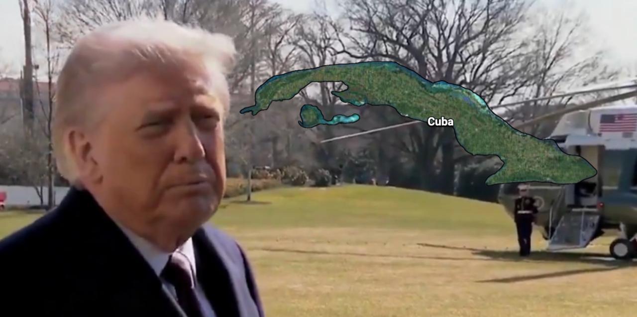 BREAKING: Trump says US may have a 'friendly takeover of Cuba'