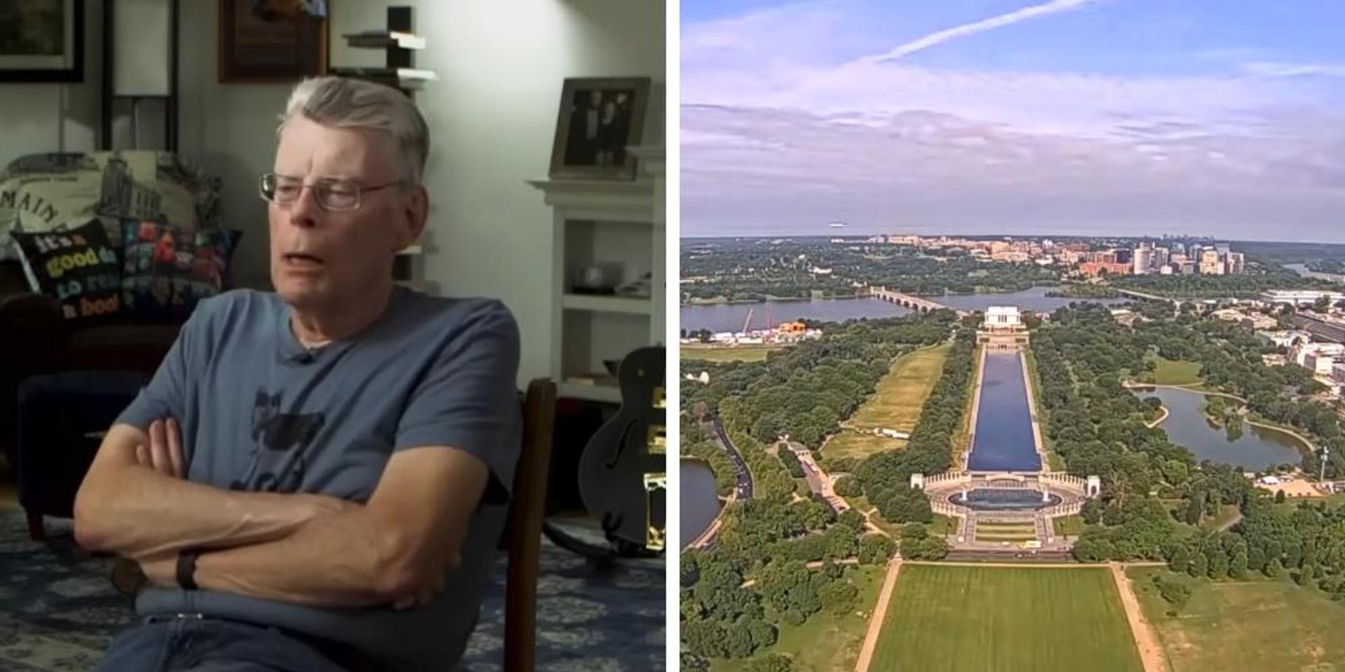 TDS sufferer Stephen King actually admits Trump's Reflecting Pool renovation is very beautiful