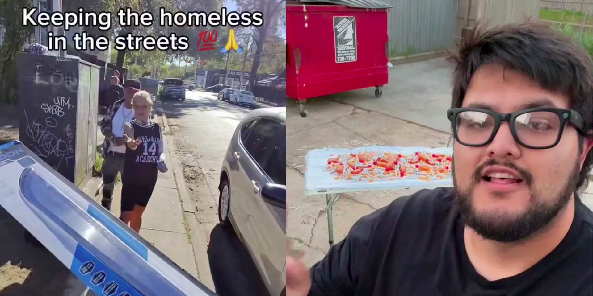 TikToker hands out machetes, alcohol to homeless people in US cities for 'clicks and views'