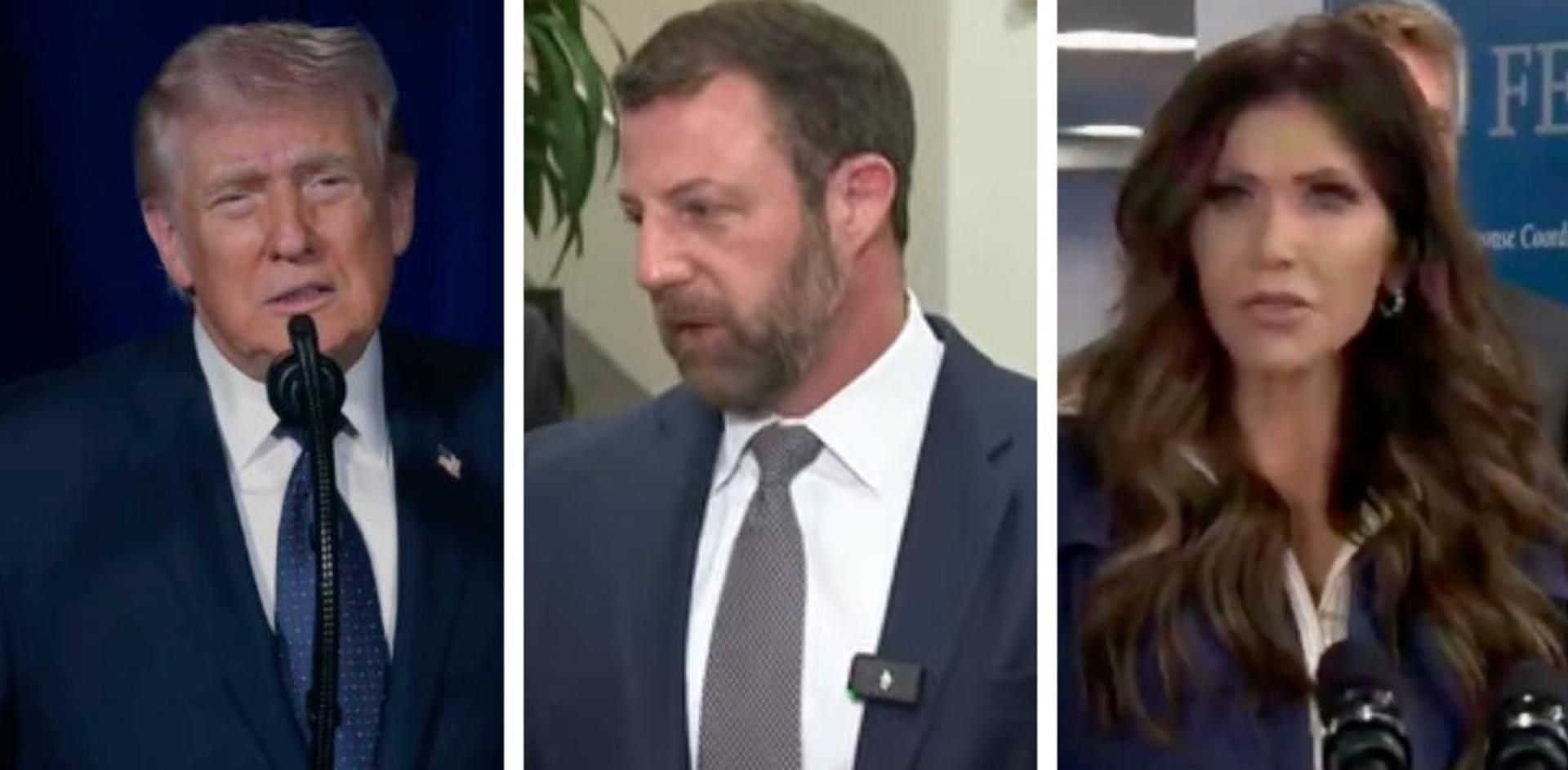 BREAKING: Trump removes Kristi Noem as DHS head, appoints Markwayne Mullin