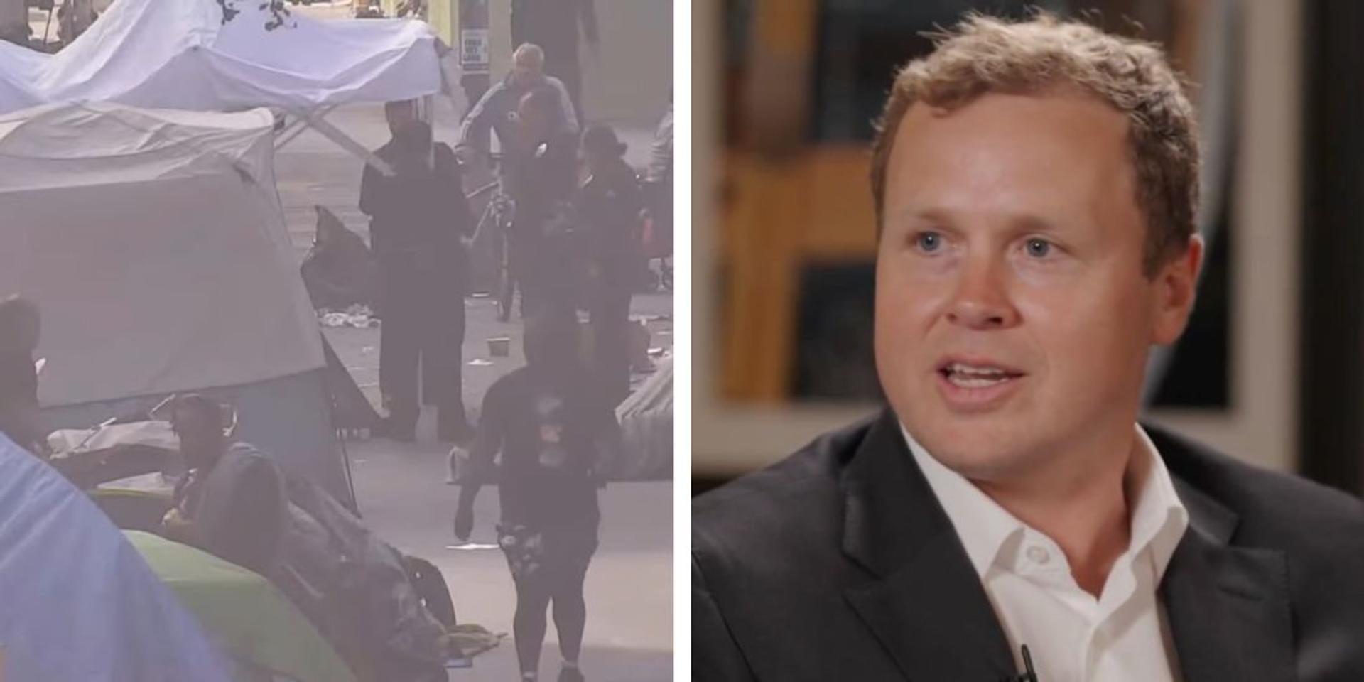 Spencer Pratt blasts Karen Bass after LA's Skid Row livestream shows homeless person dying on camera
