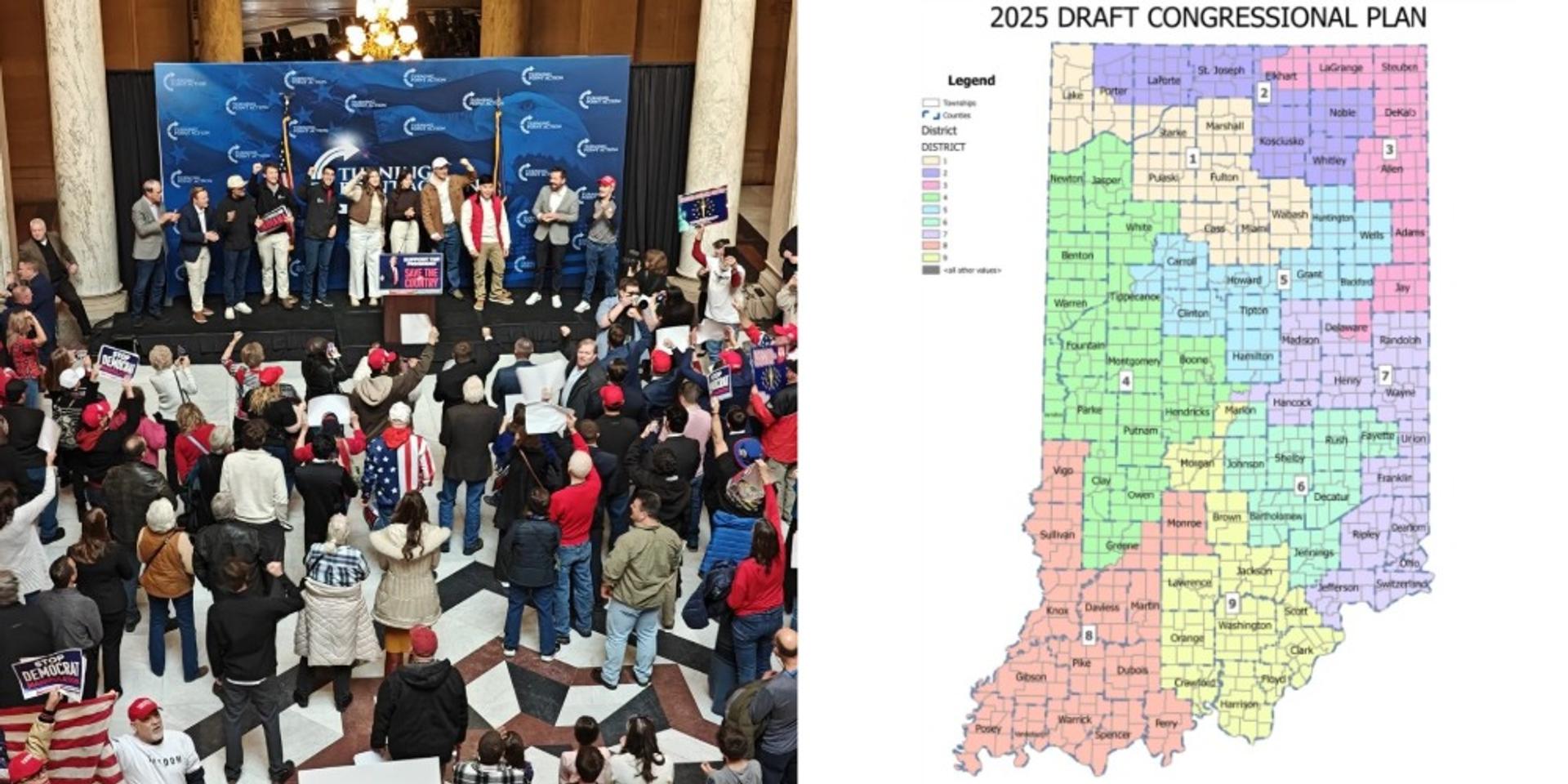 Indiana House passes new congressional map, heads to Senate for final decision