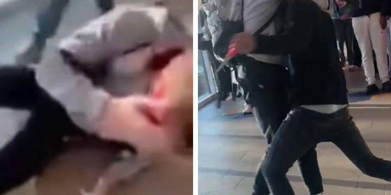 'He didn't try to fight back at all': White student stabbed in face in Atlanta high school was special needs