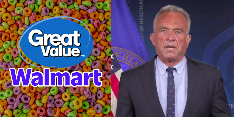 MAHA WIN: Walmart to remove synthetic dyes from store-brand foods by 2027