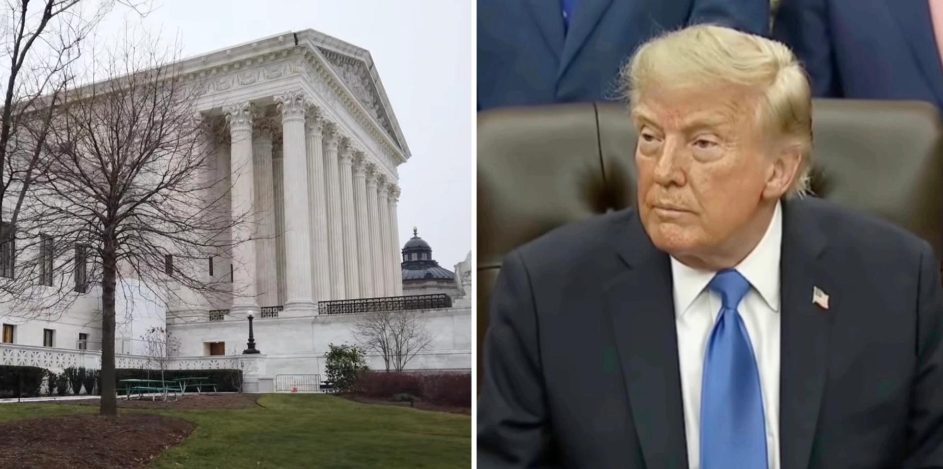 The Supreme Court of the United States and President Donald Trump