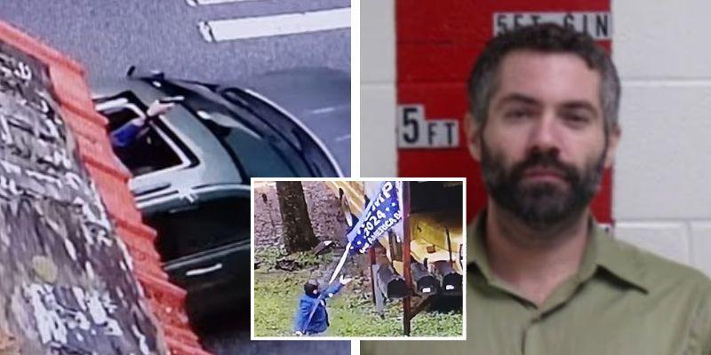 Accountant arrested in NC for opening fire on MAGA supporter who had Trump sign in yard