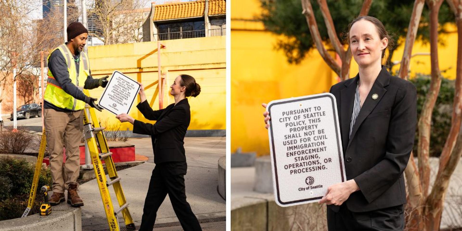 Seattle may delay transportation projects to pay for anti-ICE signs ordered by socialist Mayor Katie Wilson