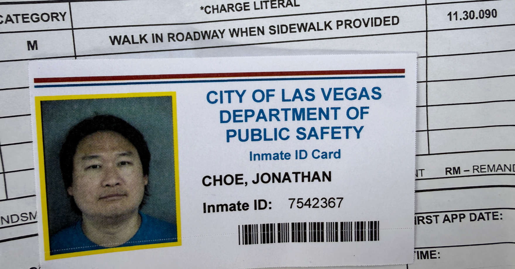 TPUSA Frontlines journalist Jonathan Choe arrested for 'jaywalking' while reporting on Vegas No Kings protest