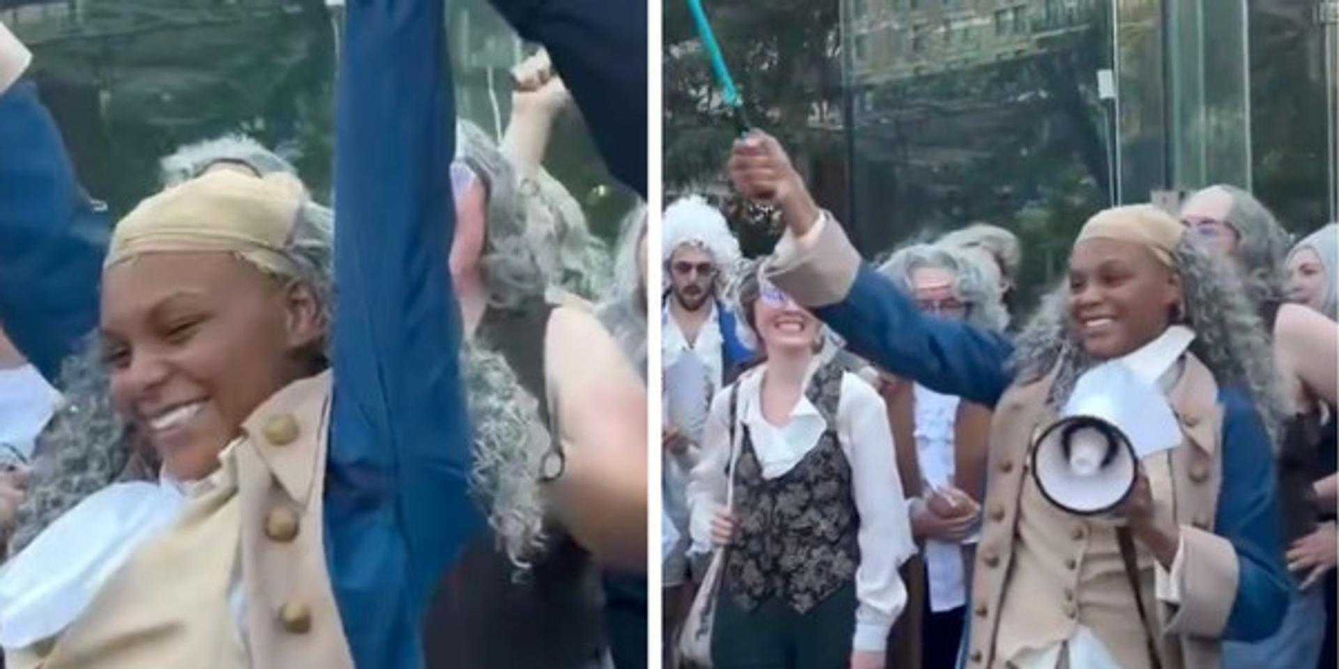 Black woman wins Ben Franklin 'lookalike' contest in Philadelphia