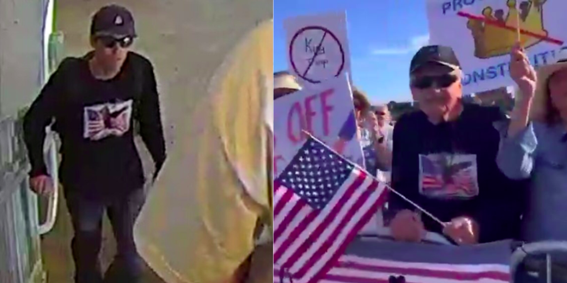 'No Kings' protester dresses as Charlie Kirk's alleged assassin