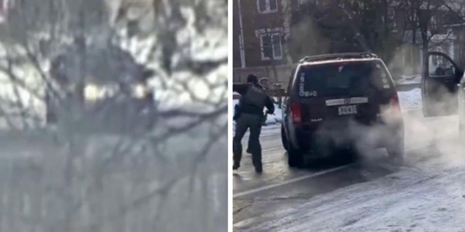 Video shows Renee Good blocking street for several minutes before shooting
