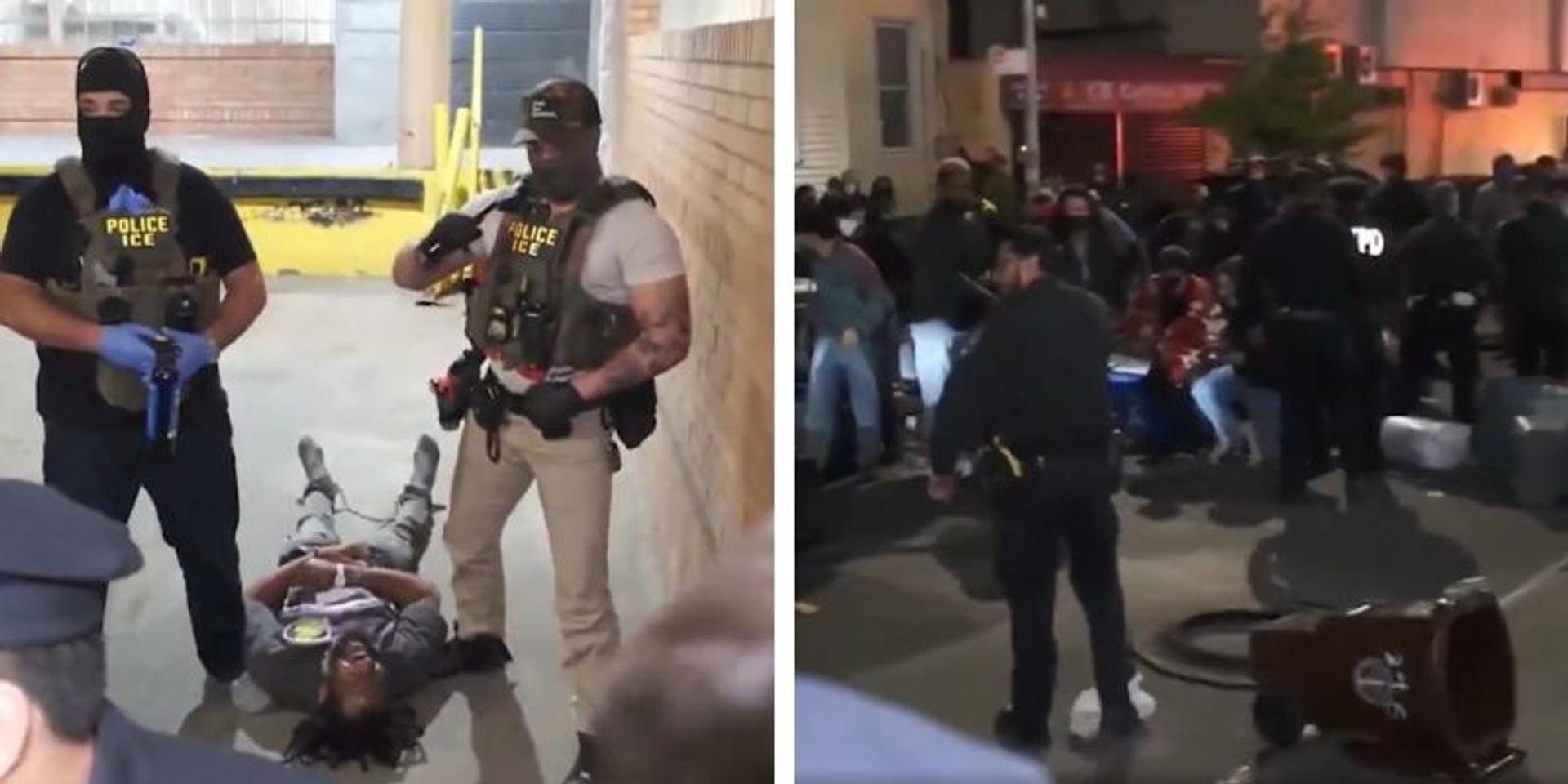 200 anti-ICE protesters clash with NYPD outside Brooklyn hospital over detainment of Nigerian illegal alien arrested for assault, drugs