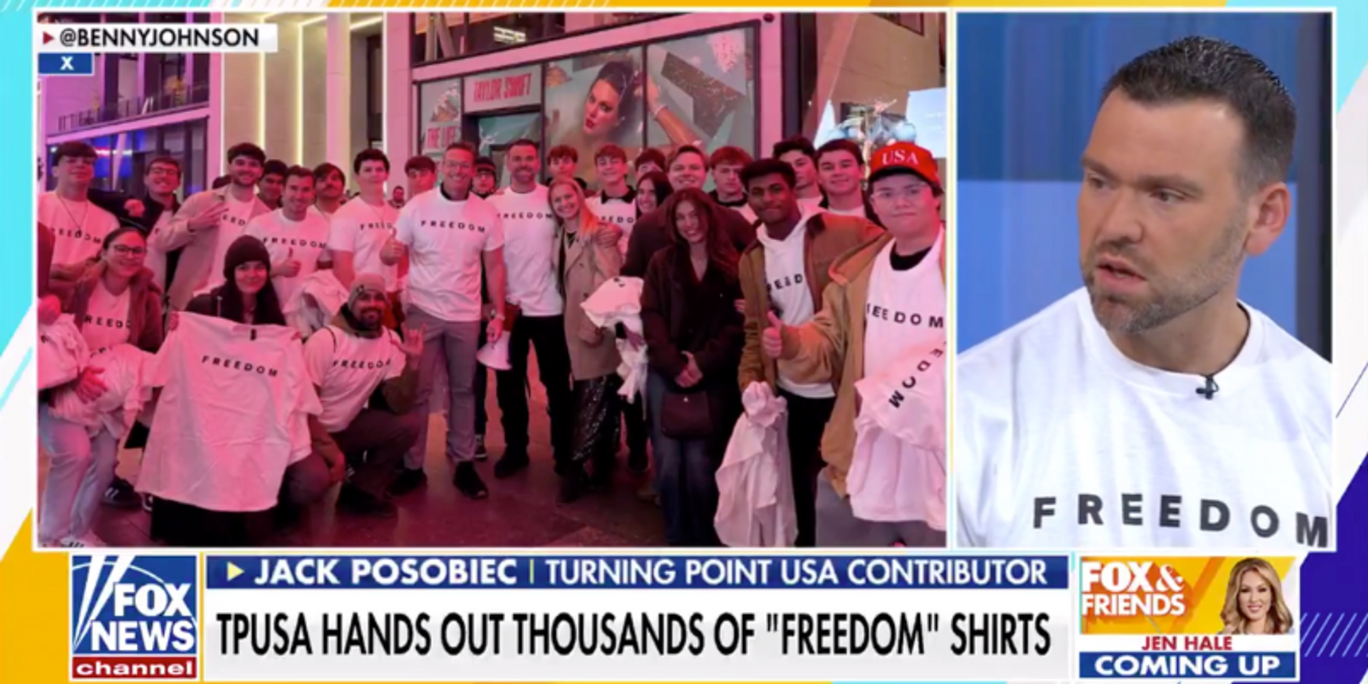 Jack Posobiec tells Fox & Friends the urban right must rise up against Marxism after massive viral success with TPUSA in NYC