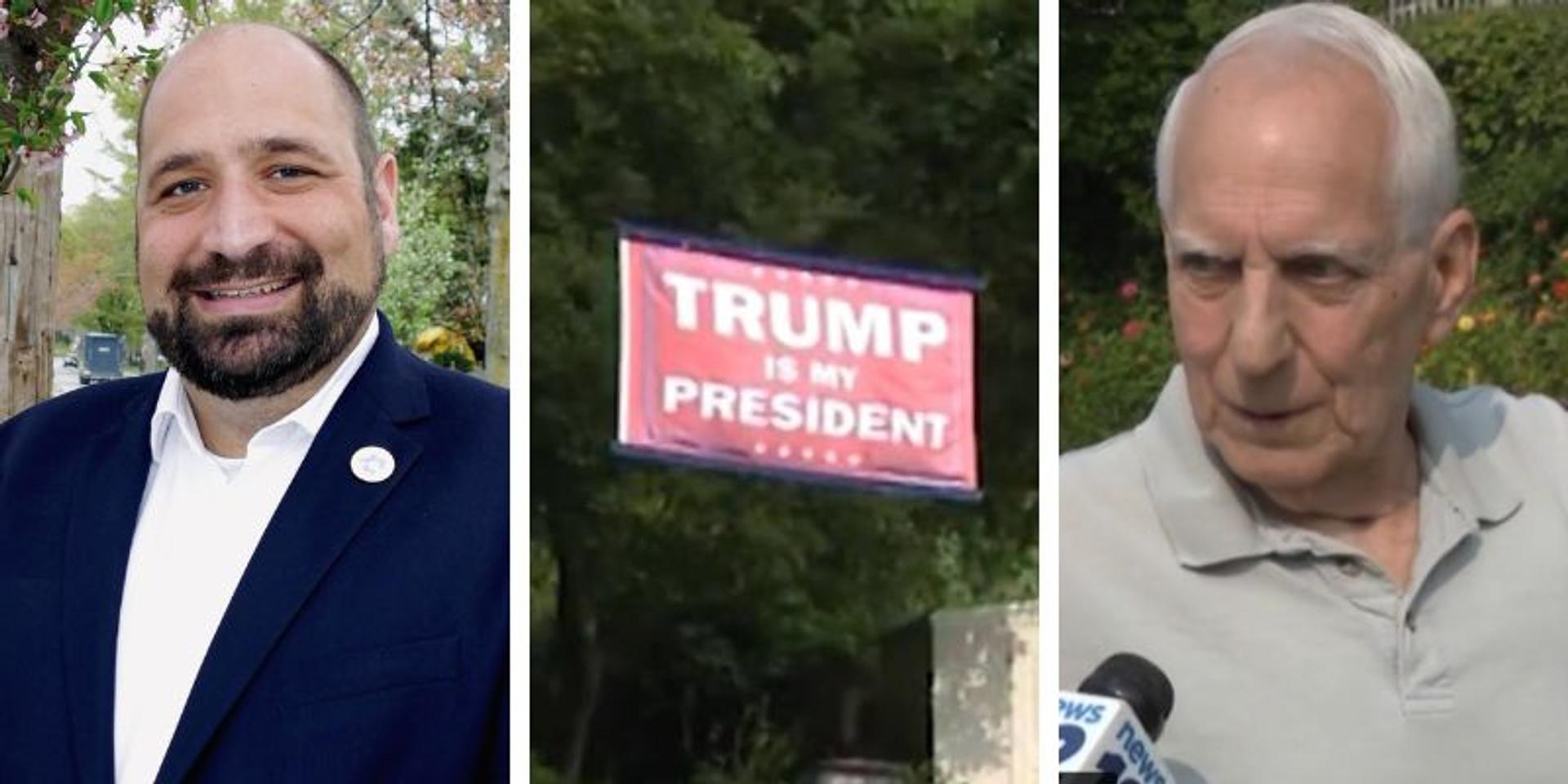 Democrat mayor of New York town orders disabled Vietnam veteran to take down Trump flag