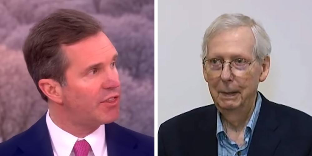 Kentucky Gov Andy Beshear demands McConnell prove ability to serve or resign