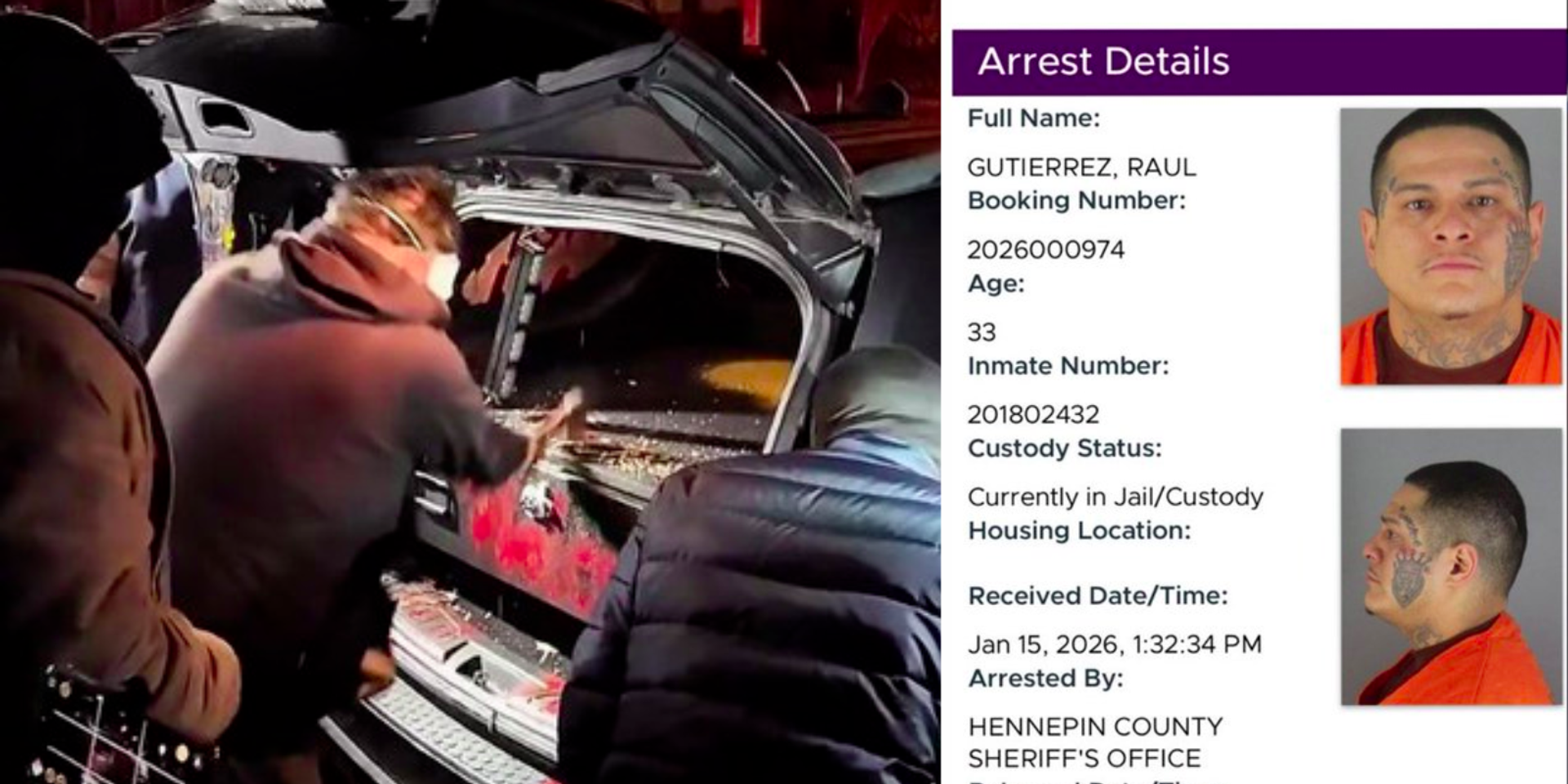 BREAKING: Latin Kings gang member arrested for stealing rifle from FBI vehicle during Minneapolis riot