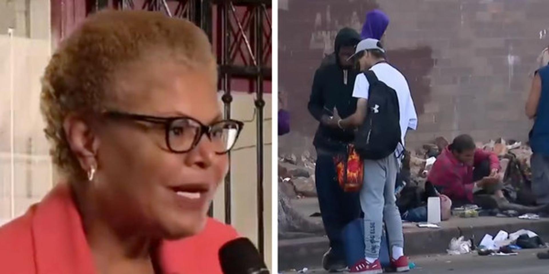 Karen Bass prioritized plans to get free dental care for homeless meth heads