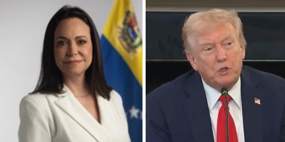 BREAKING: Nobel Peace Prize winner Maria Corina Machado dedicates award to Trump