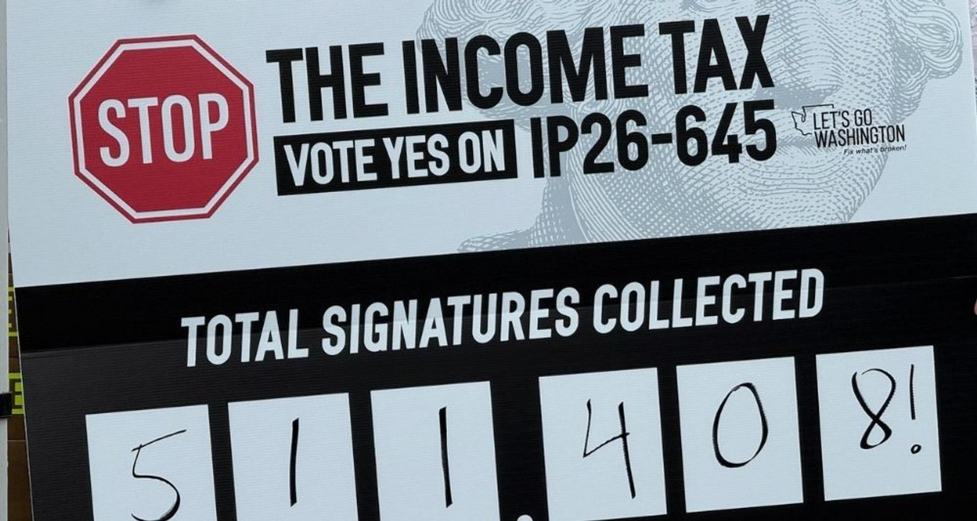 Citizen action group turns in more than 511,000 signatures to repeal Washington Dems' income tax