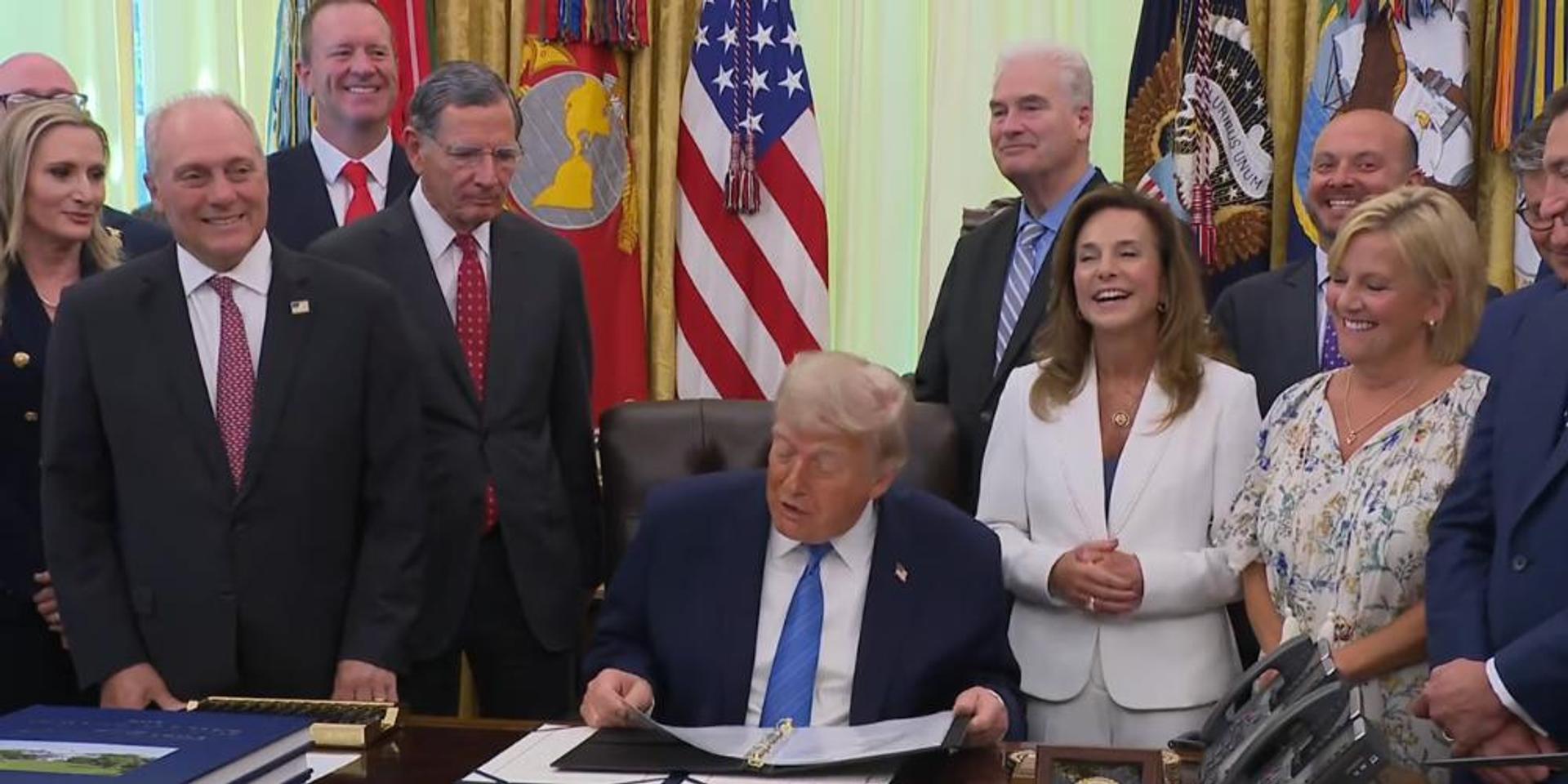 Trump signs $70 billion Secure America Act to fund ICE, Border Patrol