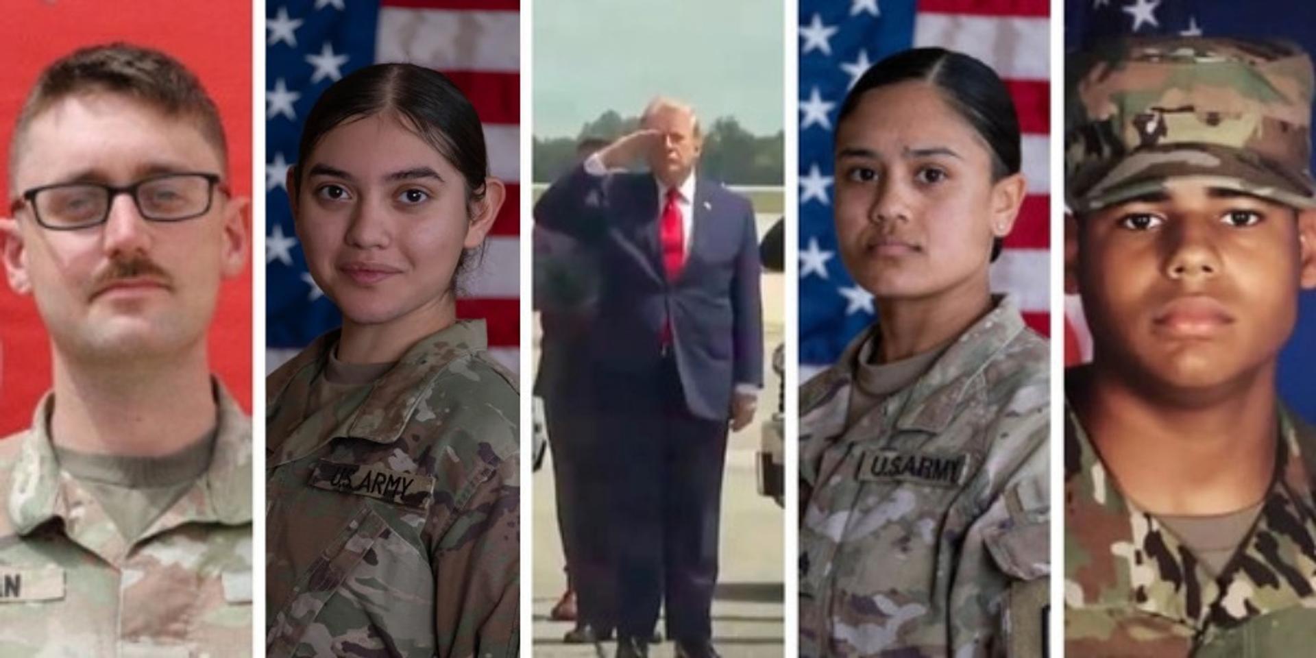 Trump pays respects to 4 fallen US service members during dignified transfer at Dover Air Force Base