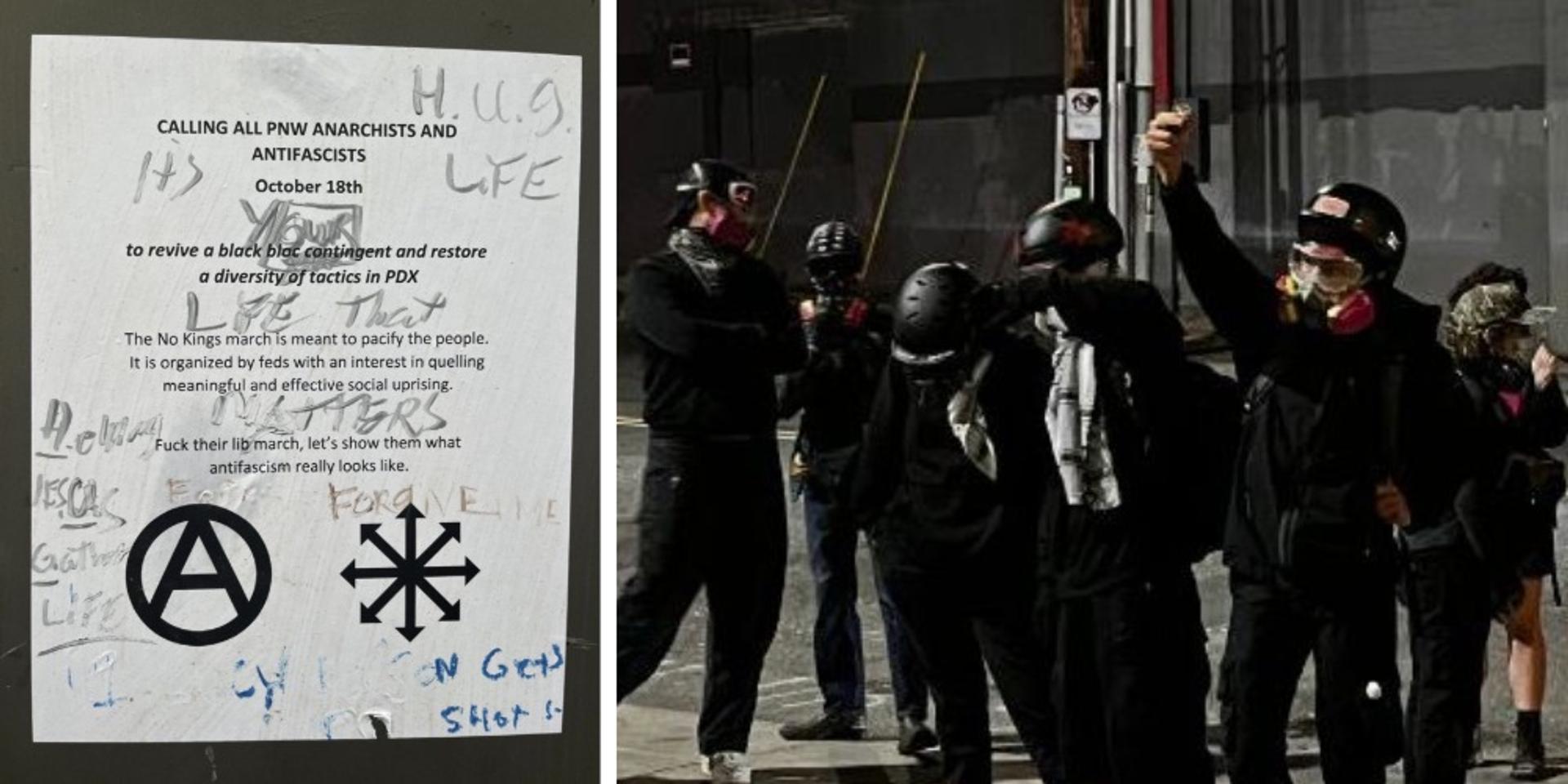Antifa calls for members to embed with 'No Kings' protesters to 'show them what antifascism really looks like'