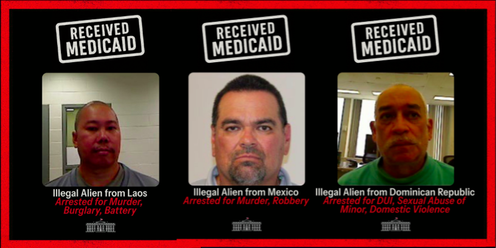 White House posts massive list of criminal illegal immigrants who were on Medicaid