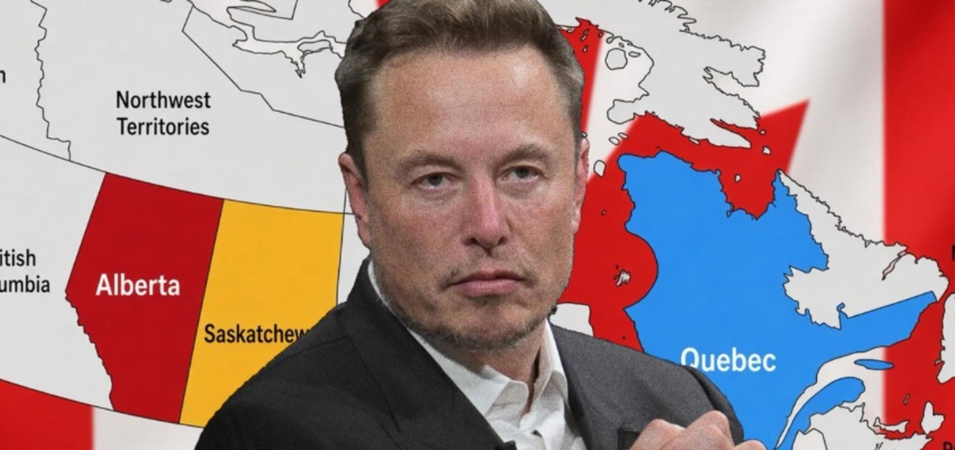 Elon Musk says Quebec, Saskatchewan and Alberta should separate from Canada