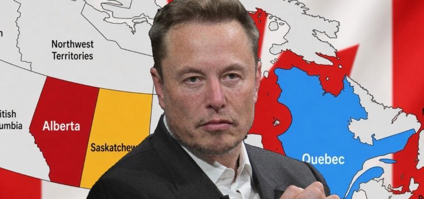 Elon Musk says Quebec, Saskatchewan and Alberta should separate from Canada