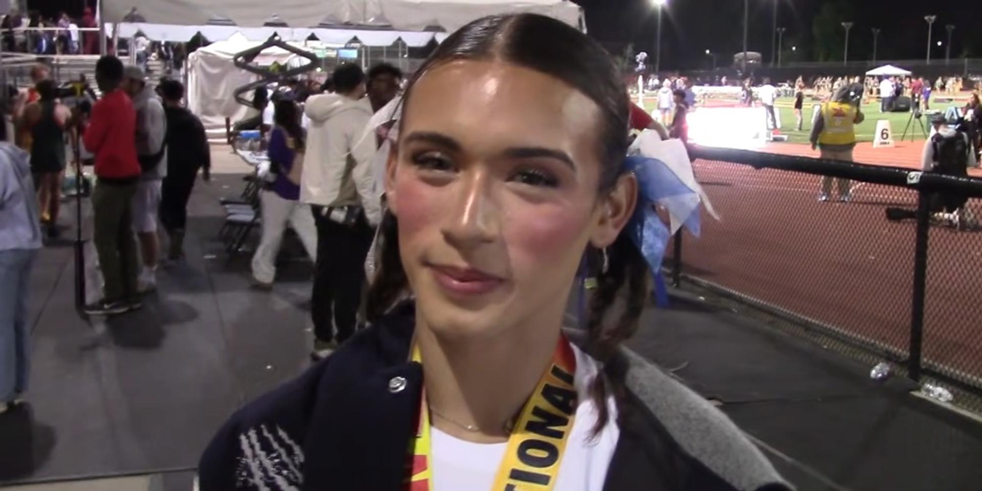Trans long jumper AB Hernandez bests California girls in prestigious competition