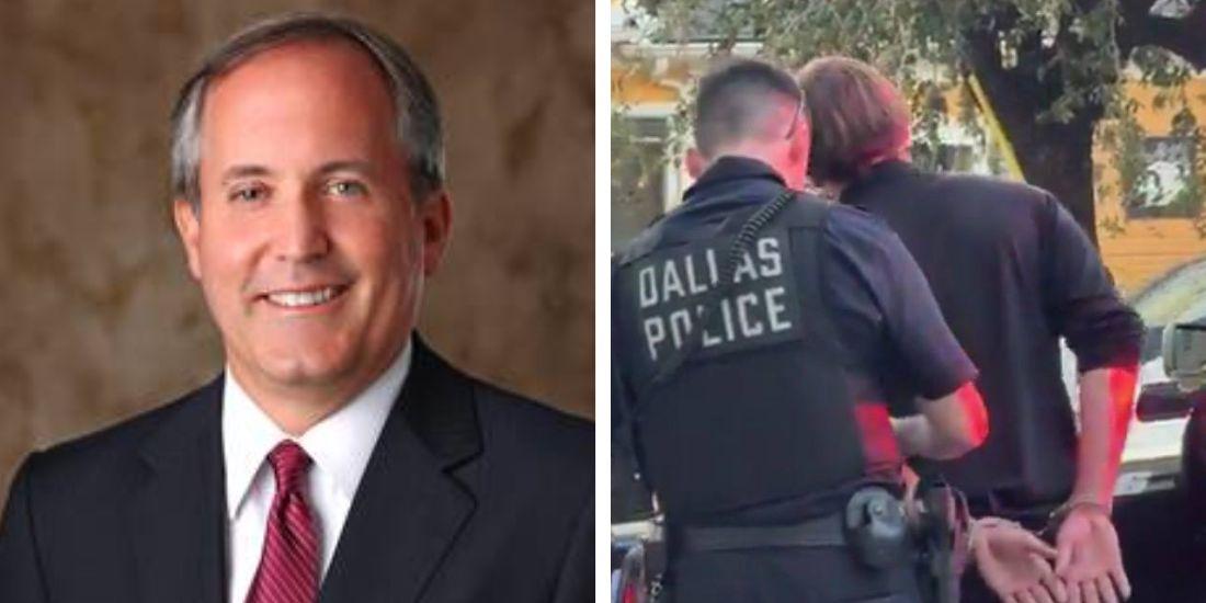 BREAKING: Dallas police detain masked man who had ammunition in car near Ken Paxton's election watch party