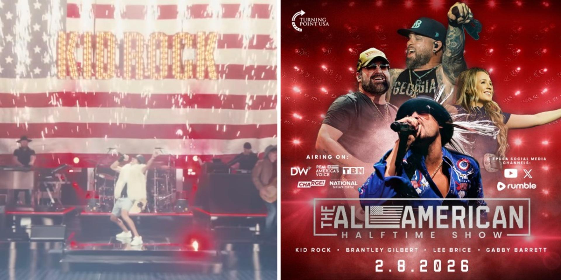 TPUSA’s All-American Halftime Show becomes highest-watched US YouTube livestream with 6.17 MILLION concurrent viewers