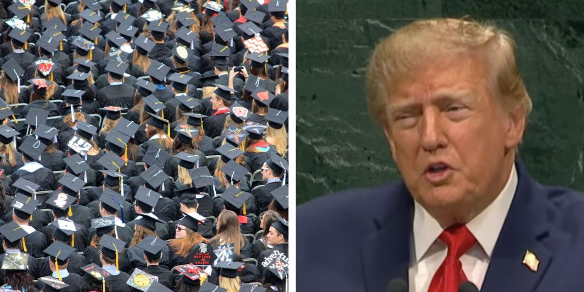 Trump to ban federal student loans for worthless college degrees