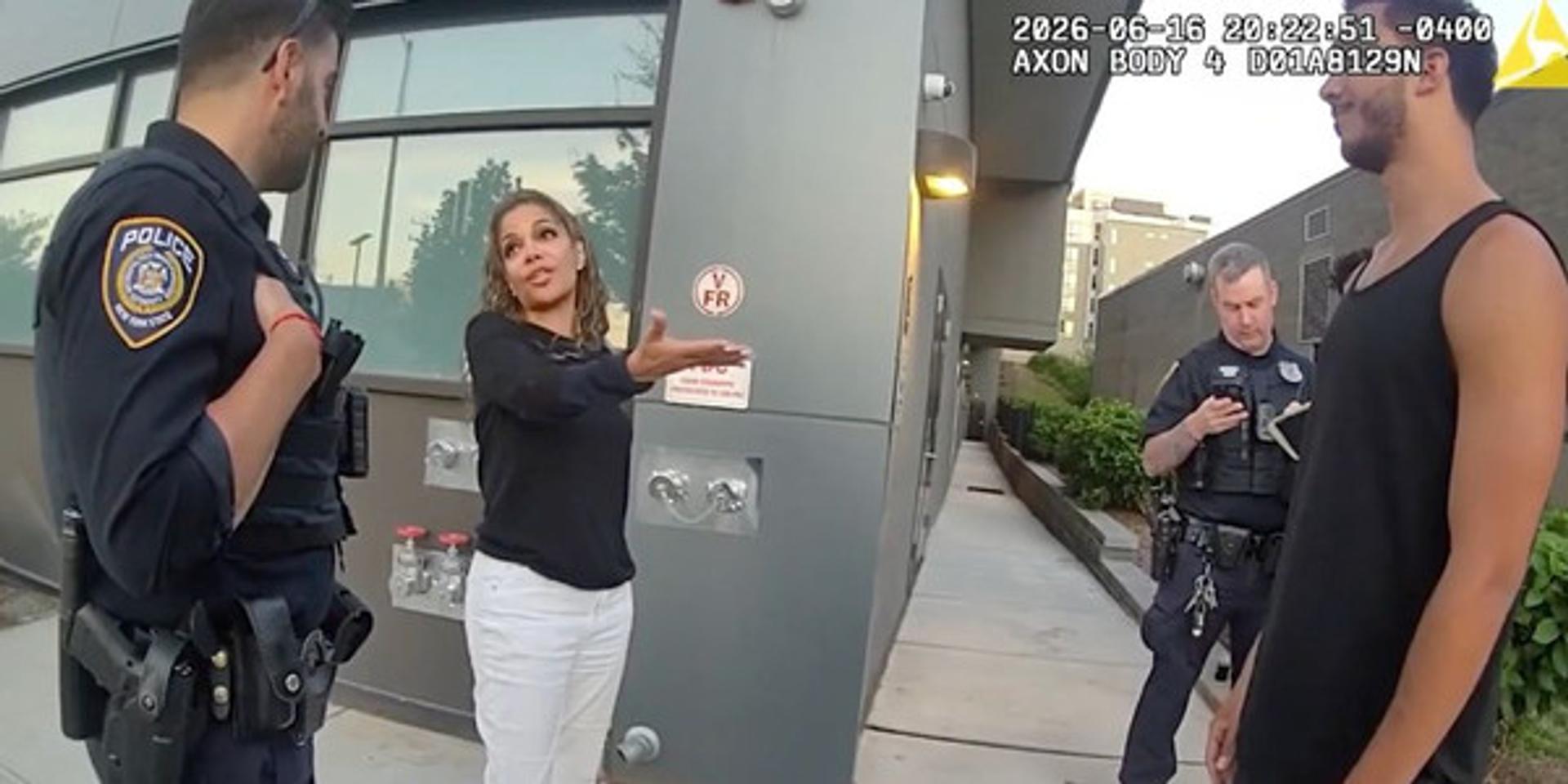 NO ONE IS ABOVE THE LAW: Sunny Hostin caught on camera trying to talk cops out of arresting son for trespassing