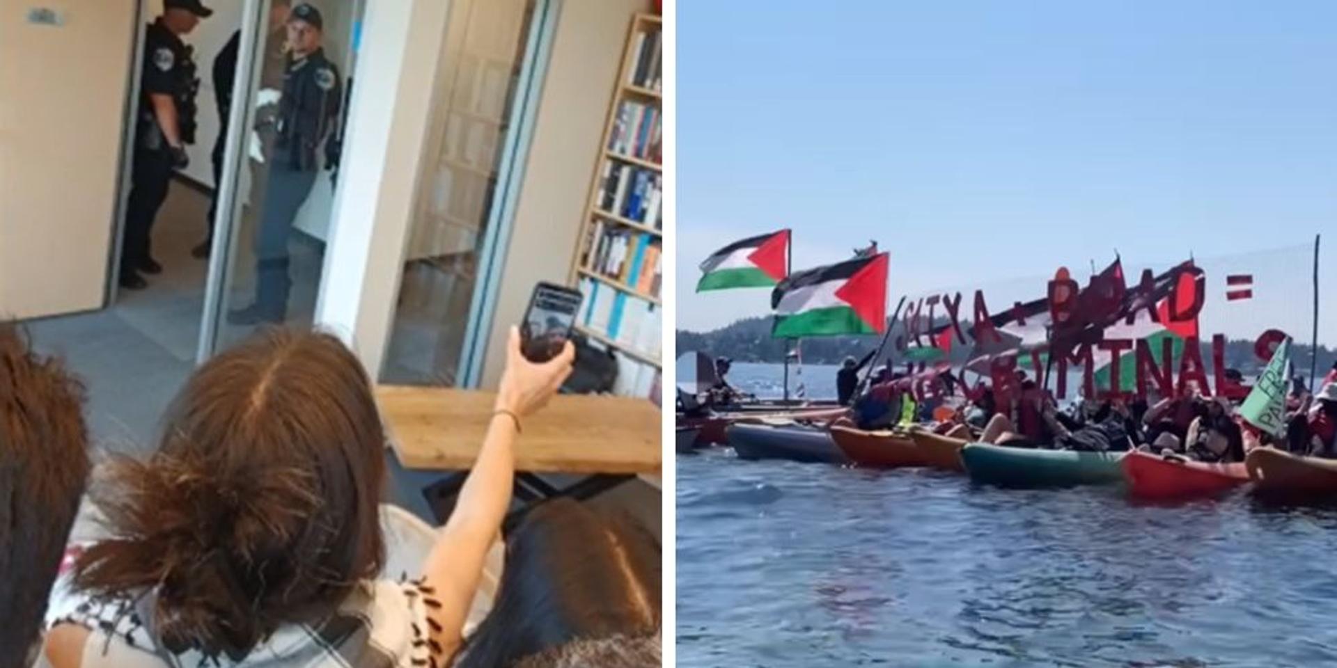 Activists planted 'listening devices,' sought floor plans for occupation of Microsoft president's office