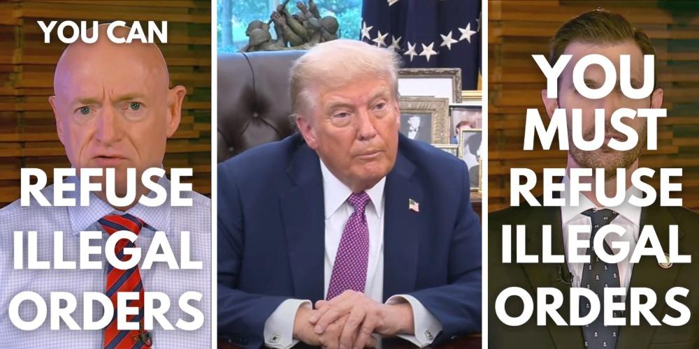 Trump calls for lawmakers telling troops to 'refuse unlawful orders' to face charges for 'sedition'—'punishable by DEATH'