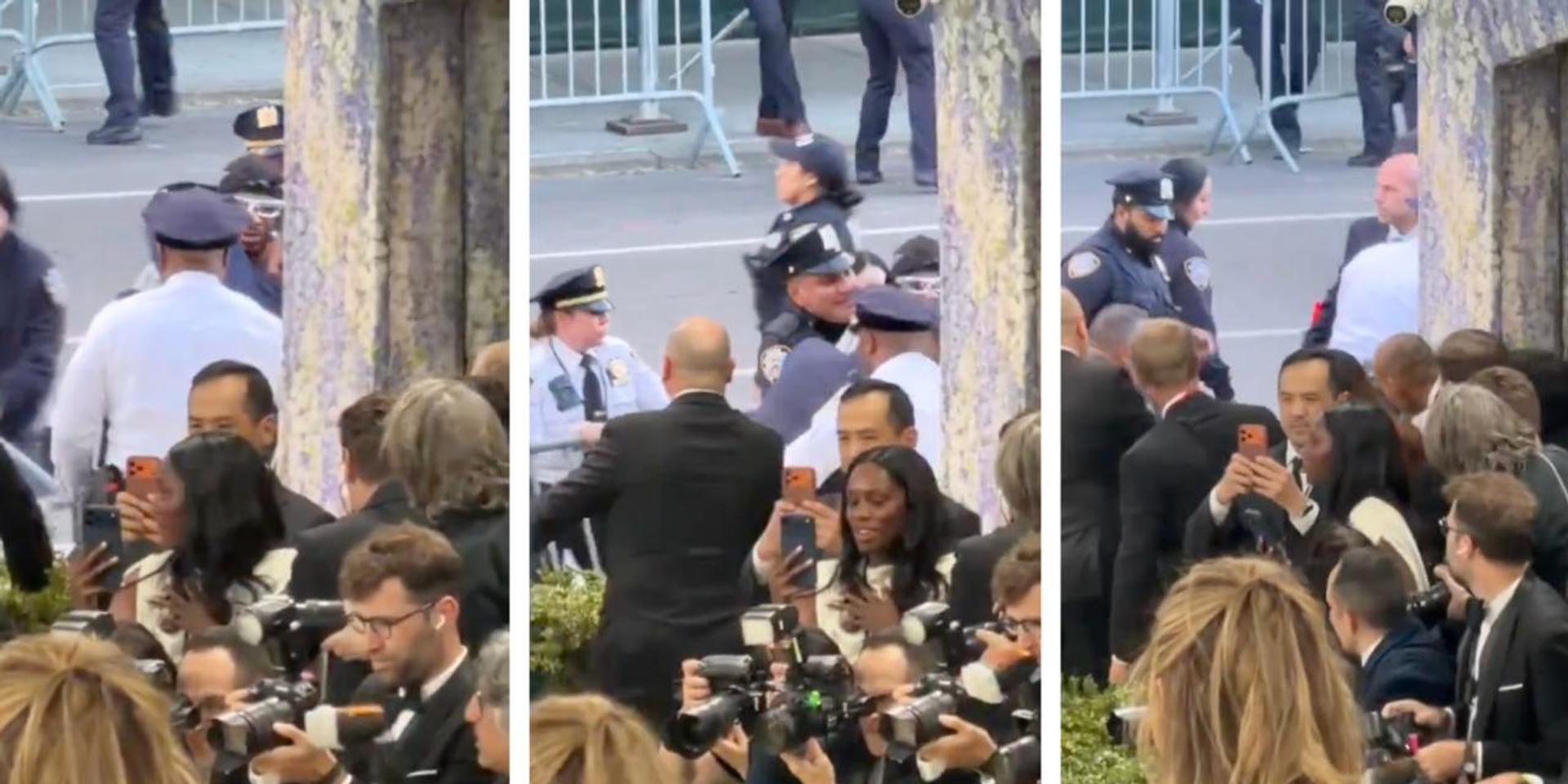 Anti-Bezos 'resistance' protesters storm Met Gala red carpet