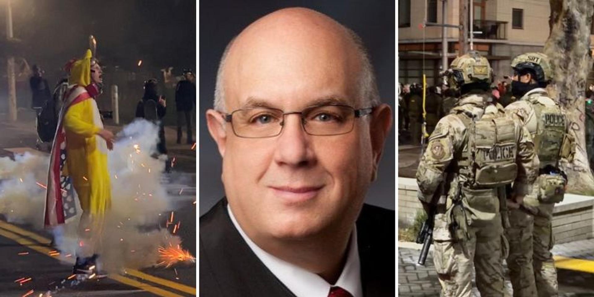 BREAKING: Oregon federal judge blocks ICE from using crowd control munitions at Portland facility