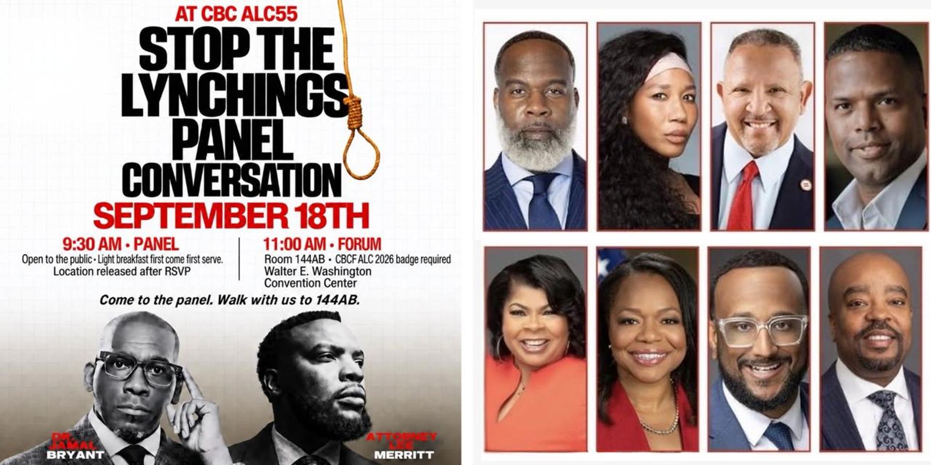 Congressional Black Caucus holds 'Stop the Lynchings' panel, demands DEI in forensic medicine