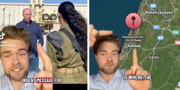 American TikToker posts recommended US/Israel targets for Iran to strike, shares coordinates