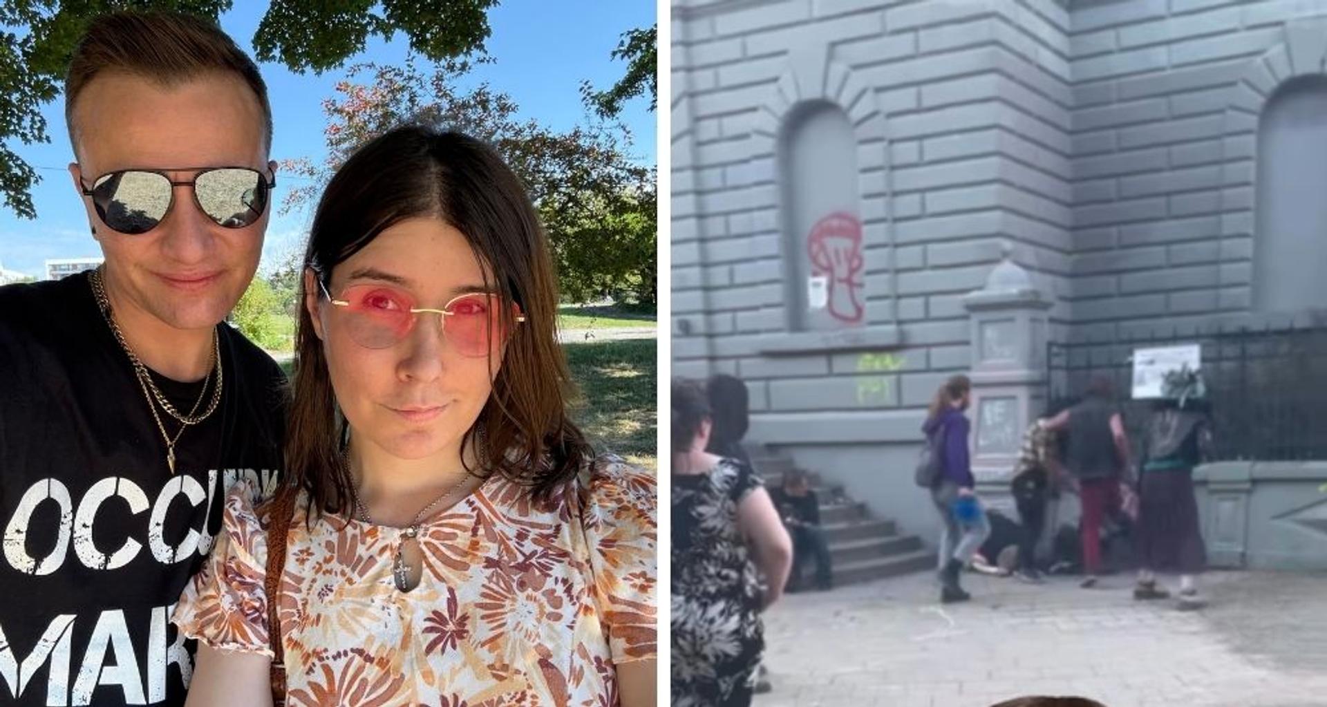 Homeless trans militants attack detransitioners making social media videos in Cal Anderson Park