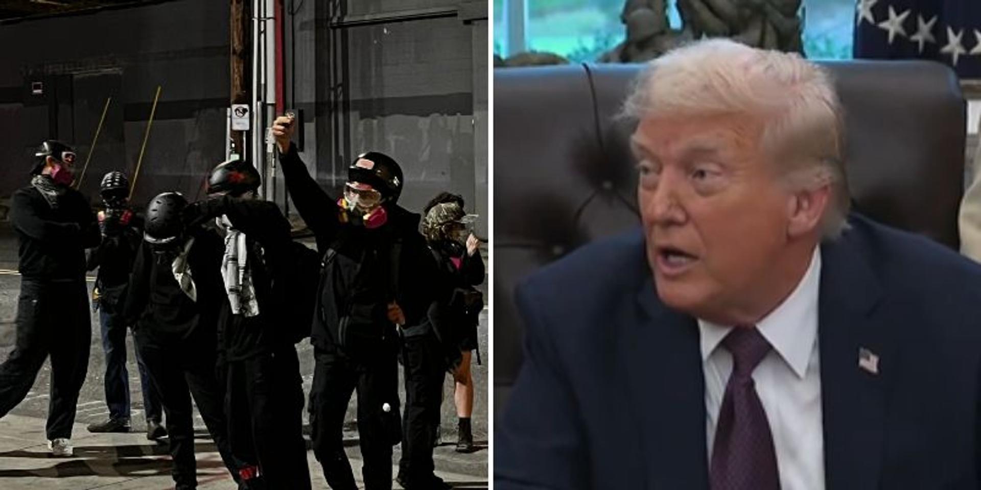 President Trump supports designating Antifa a terrorist organization following Charlie Kirk assassination