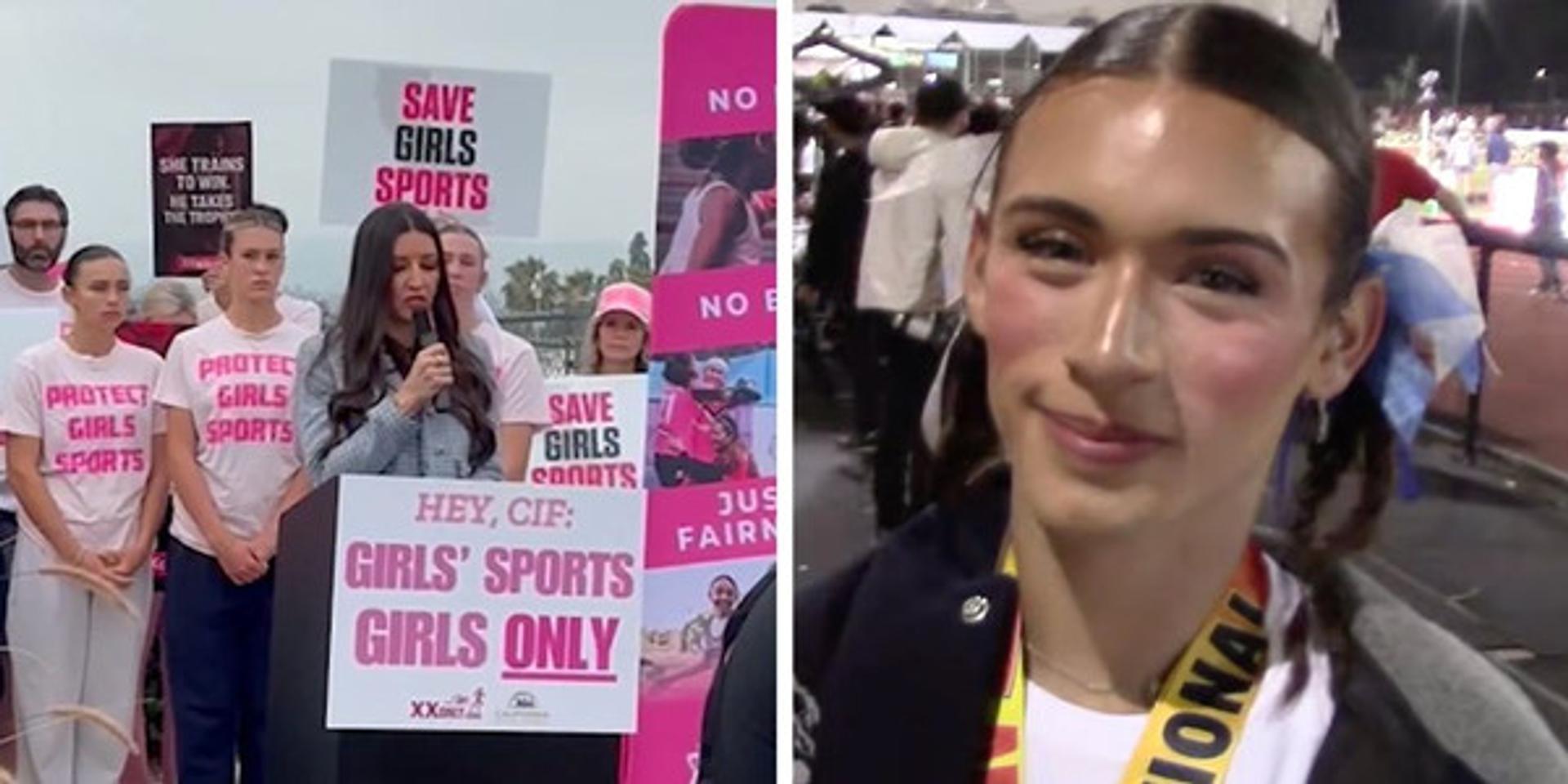Trans track and field athlete dominates California girls' high school competitions amid protests