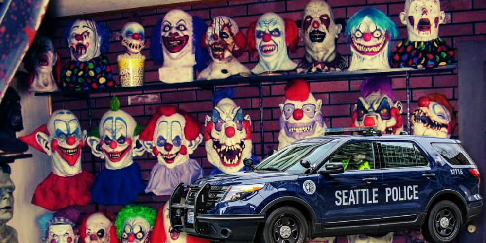 Two clowns with firearms arrested after harassing women in Seattle