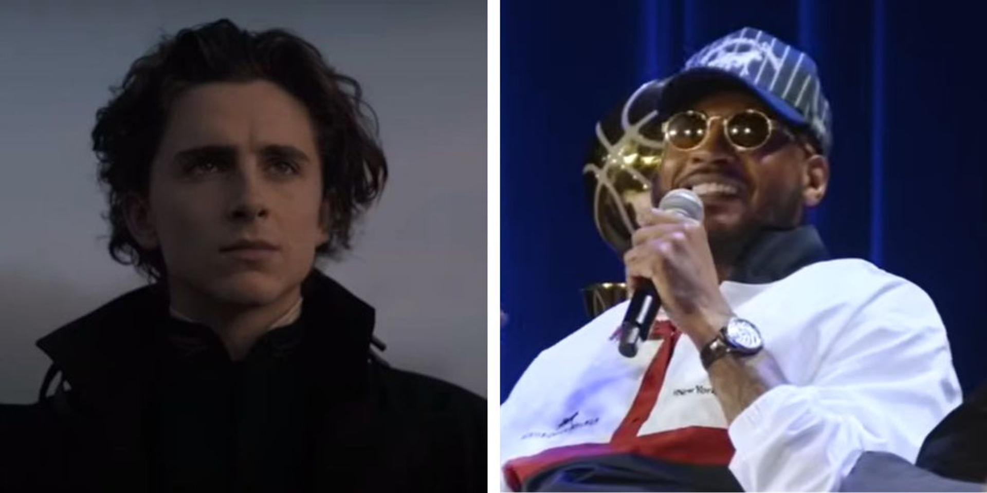 Knicks hall-of-famer Carmelo Anthony says Timothée Chalamet earns his 'favorite white boy' award